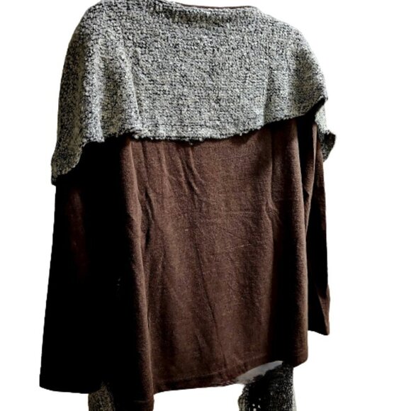 Long Sleeve Sweater Top with Scarf NWT - Picture 5 of 8